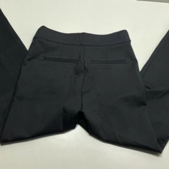 NEW SPANX Womens Pants Black Size M The Perfect Kick Flare Pont Stretch Smooth - Picture 3 of 11